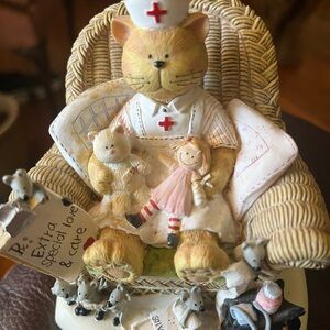 Nursing figurine.